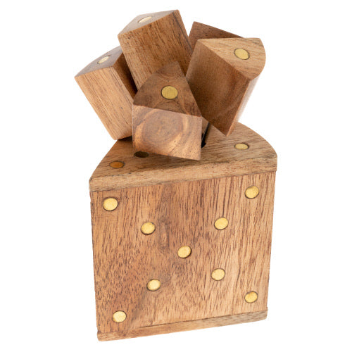 WOODEN CHEESE PICKS W/ HOLDER