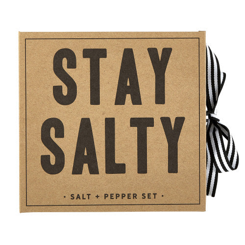 STAY SALTY SALT AND PEPPER SET