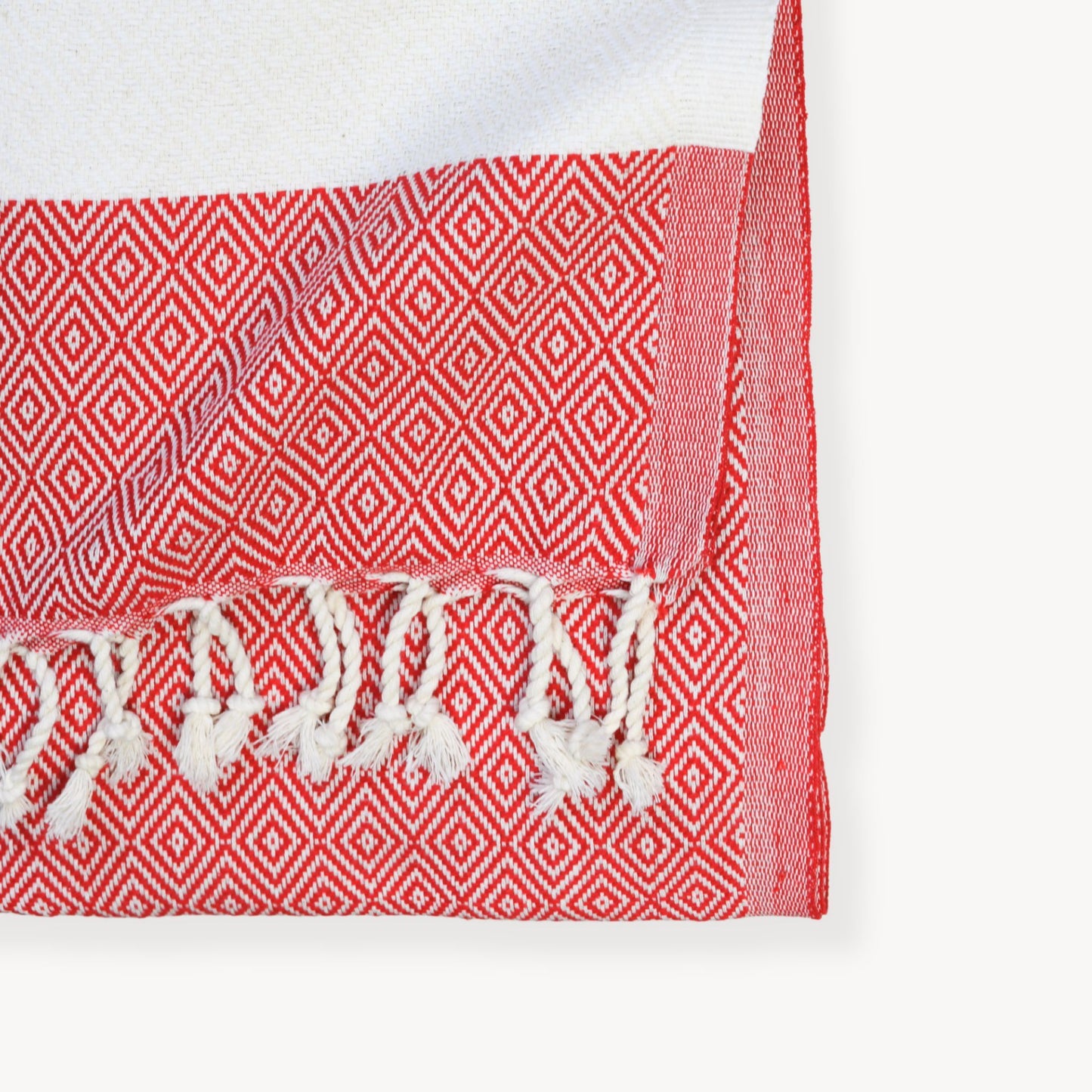 TOWEL - DIAMOND RED