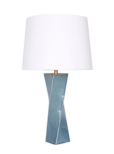 TWISTED CERAMIC LAMP