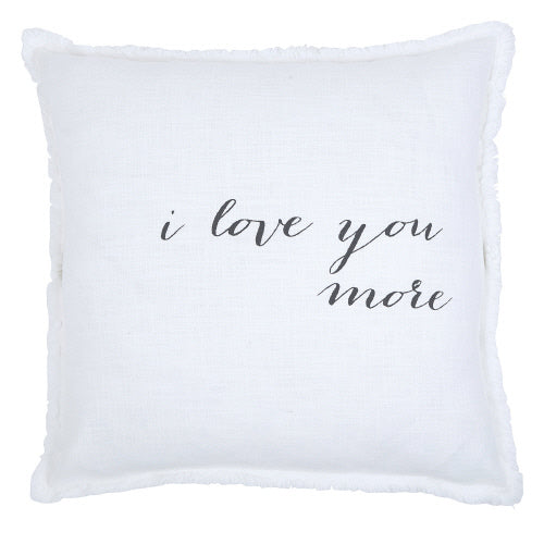LINEN PILLOW - LOVE YOU MORE