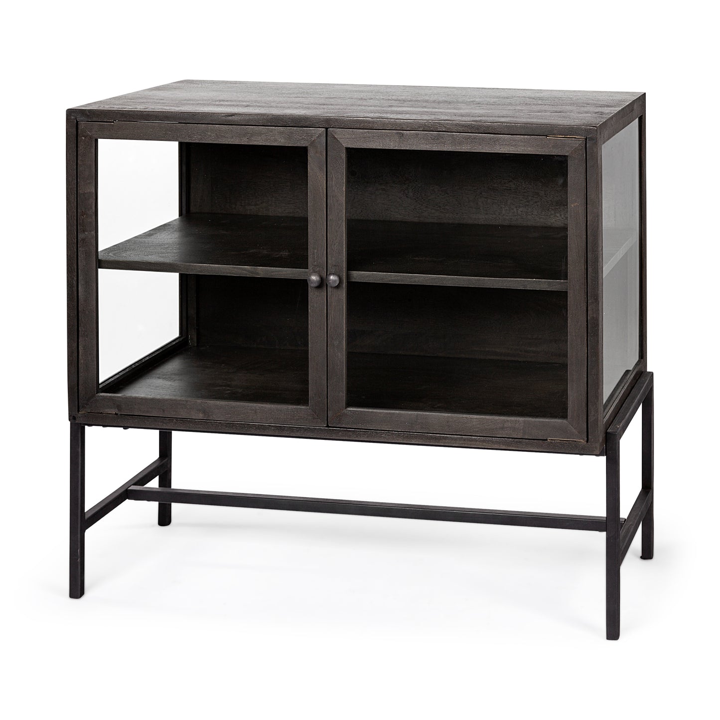 ARELIUS GLASS DOOR ACCENT CABINET