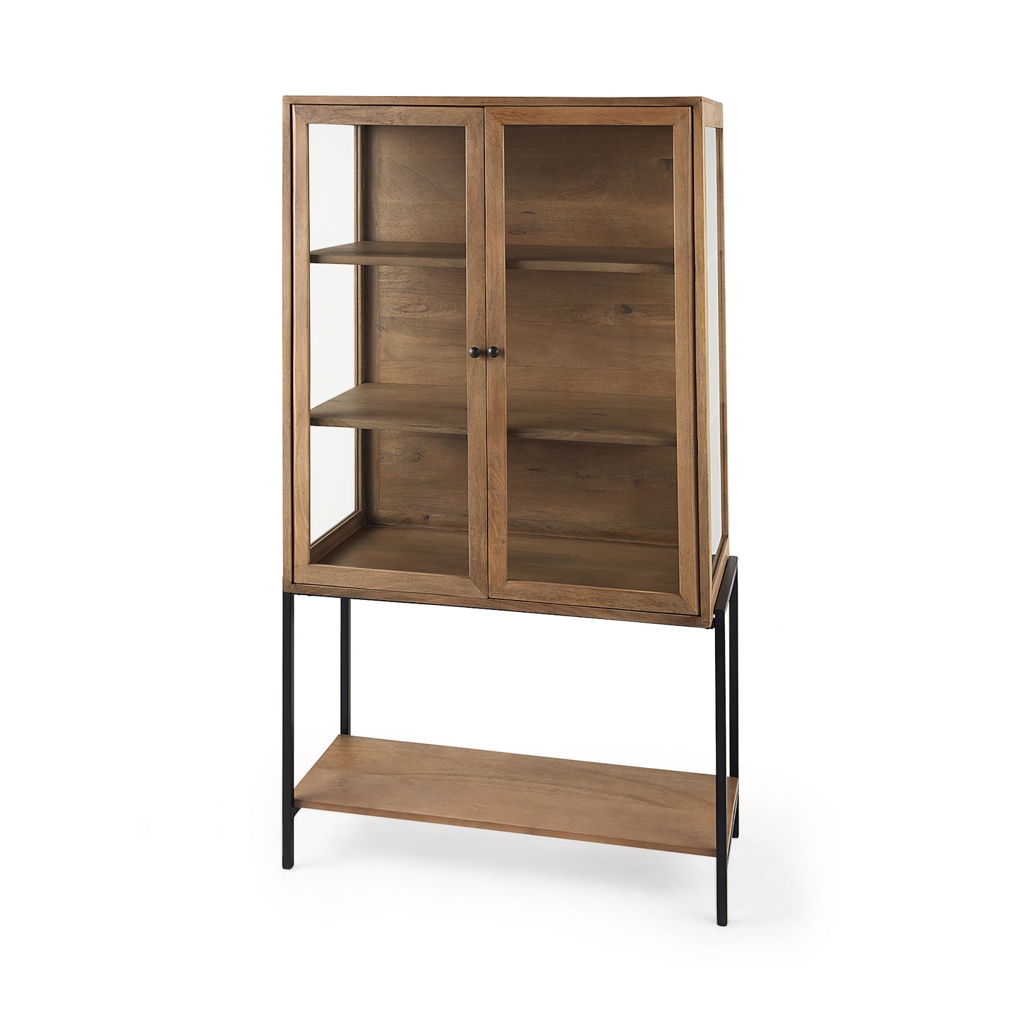 ARELIUS GLASS DOOR DISPLAY CABINET