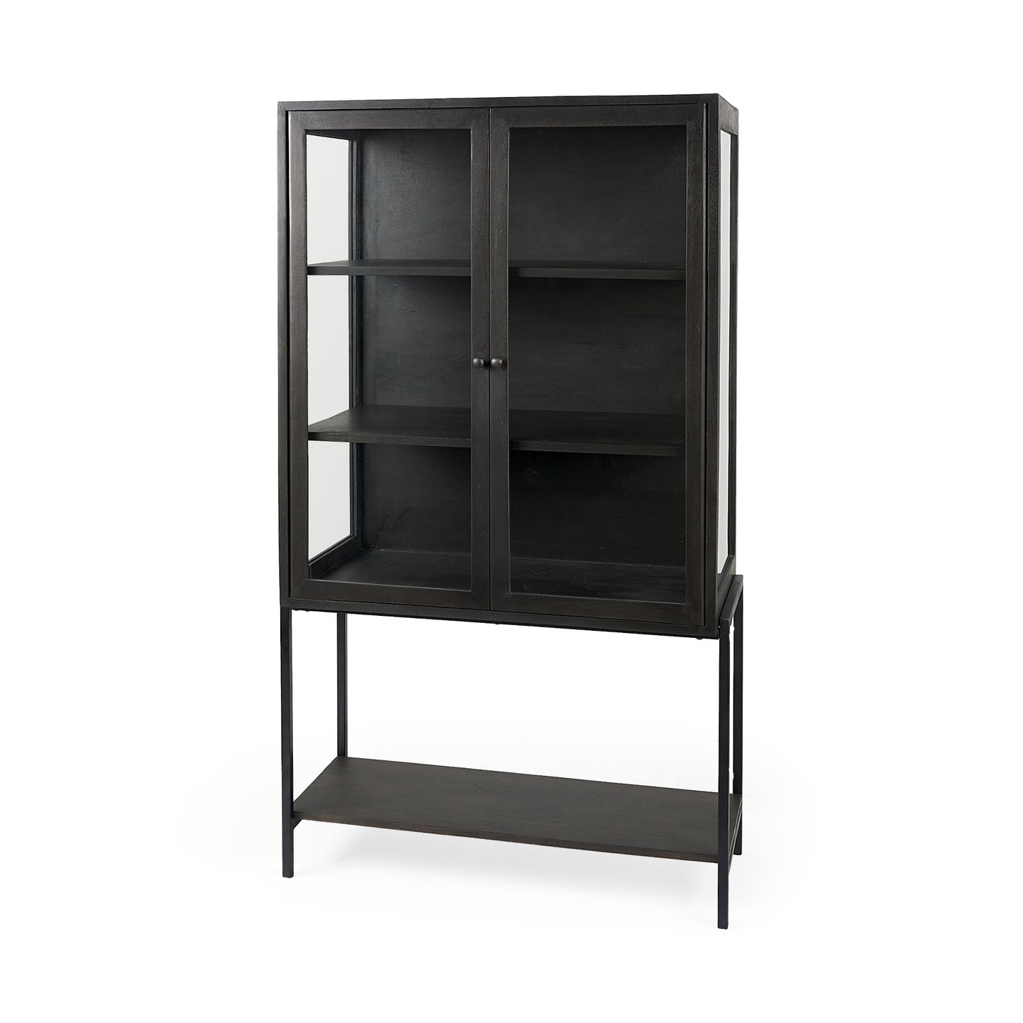 ARELIUS GLASS DOOR DISPLAY CABINET