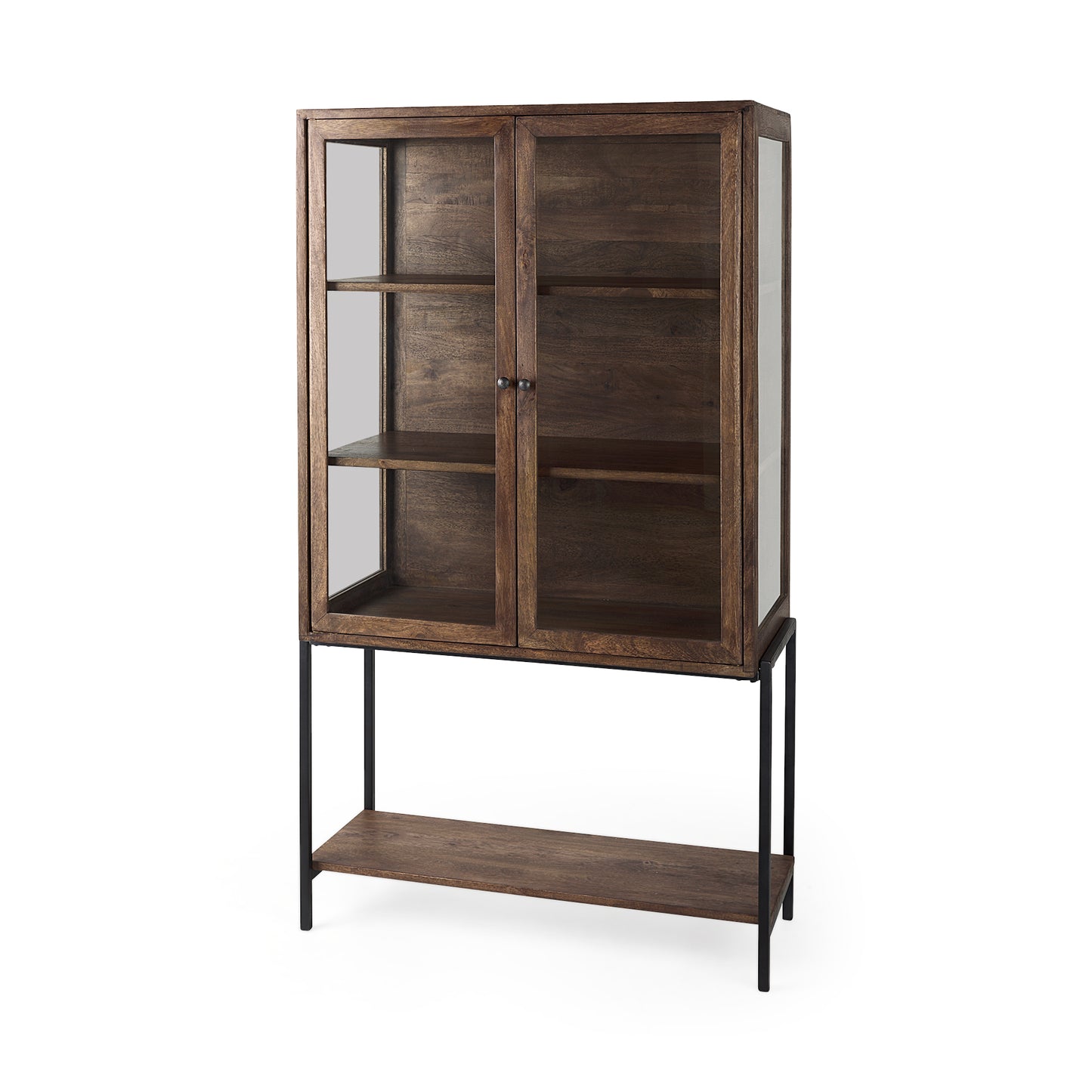 ARELIUS GLASS DOOR DISPLAY CABINET
