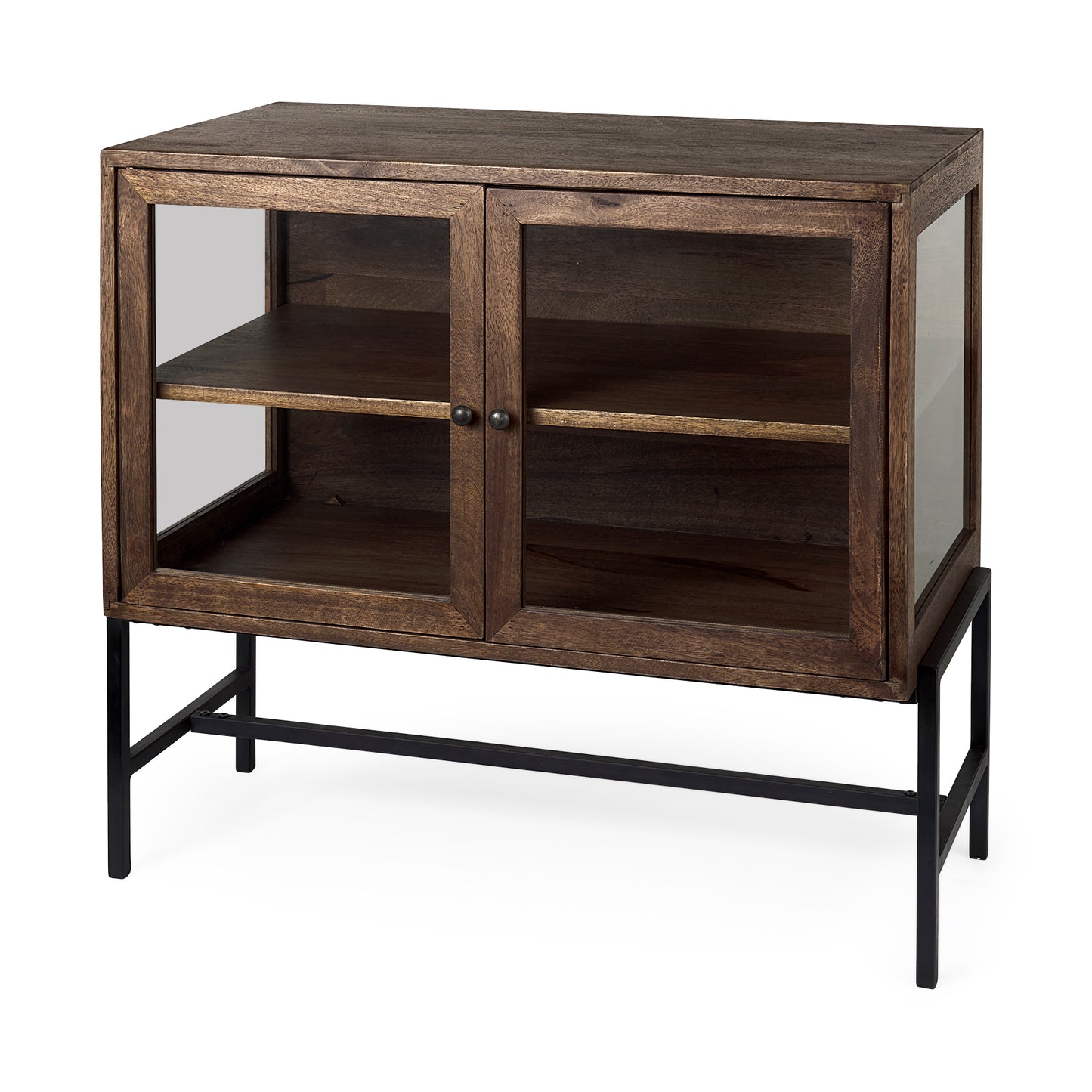 ARELIUS GLASS DOOR ACCENT CABINET