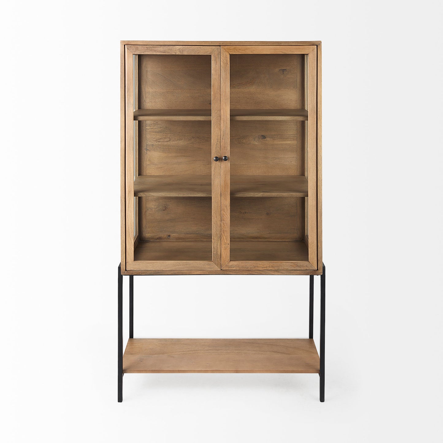 ARELIUS GLASS DOOR DISPLAY CABINET
