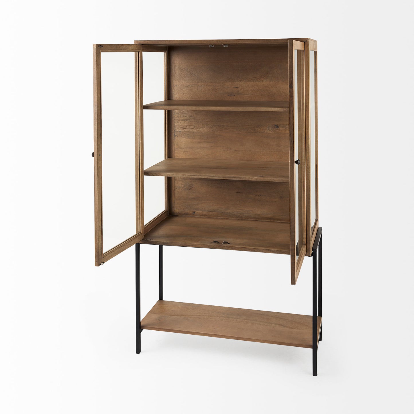 ARELIUS GLASS DOOR DISPLAY CABINET