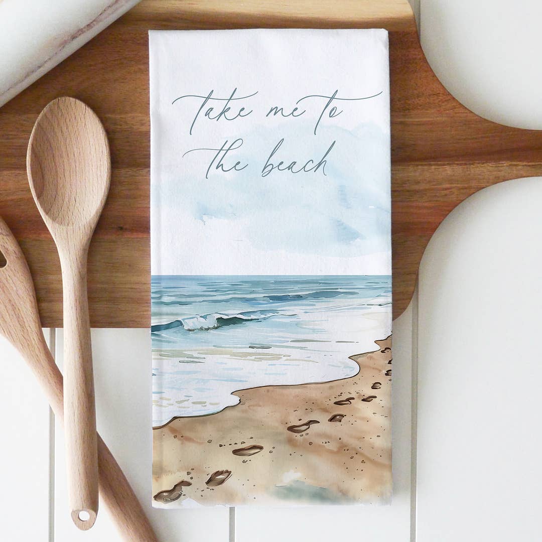 THE BEACH TEA TOWEL