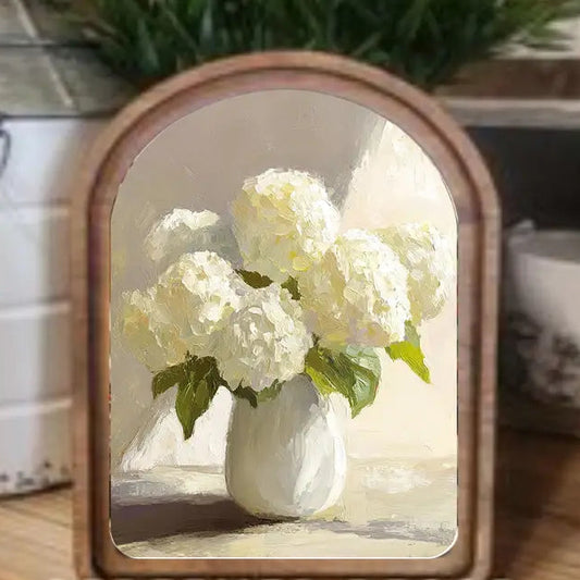 ARCH HYDRANGEA FRAMED ART