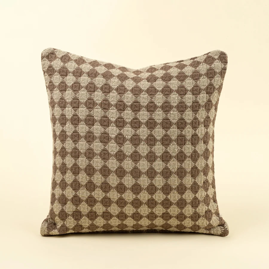 CHECK WEAVE PILLOW