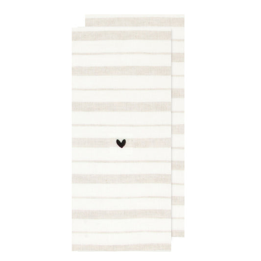 WITH LOVE TEA TOWEL S/2