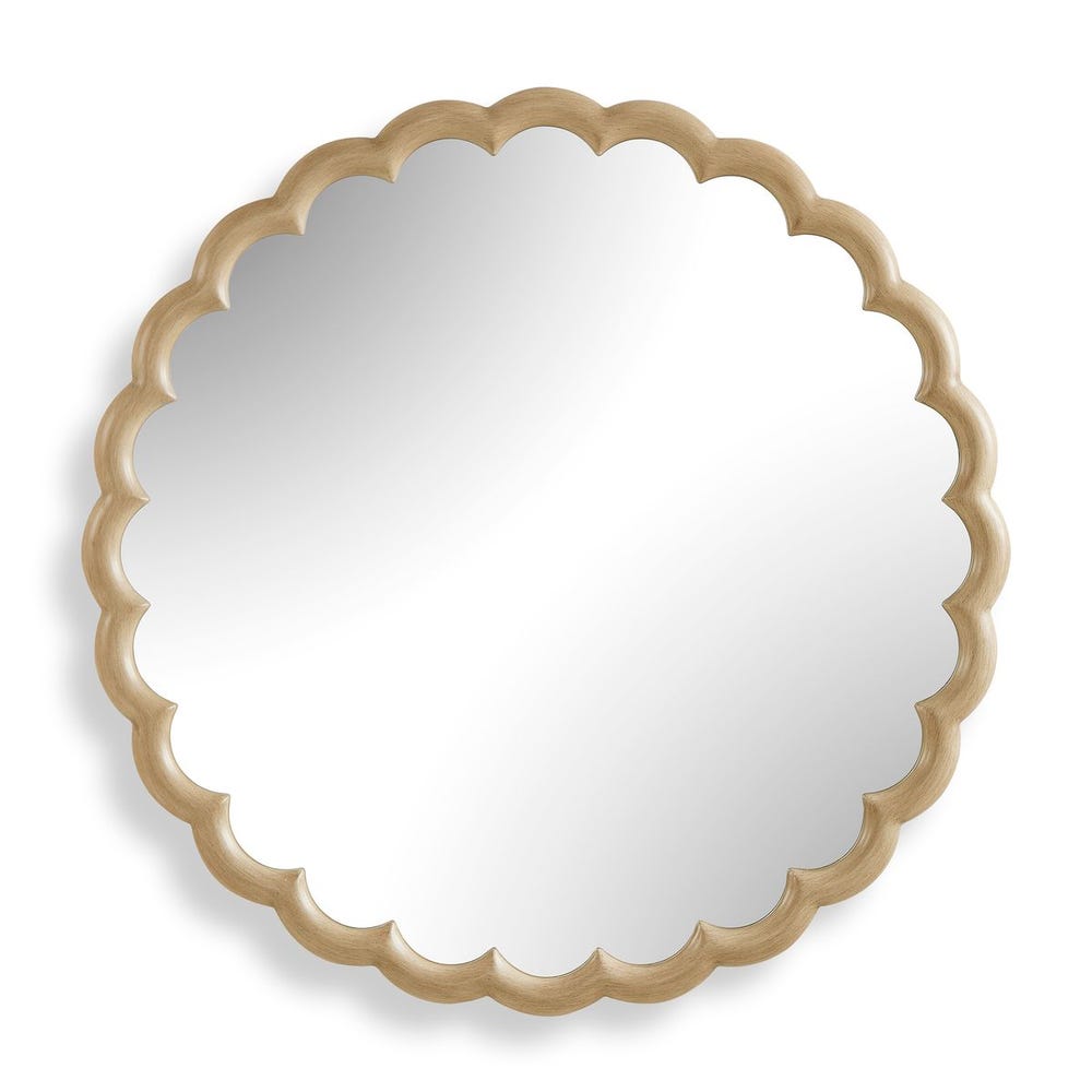 CERRITO ROUND MIRROR - BURNISHED IVORY