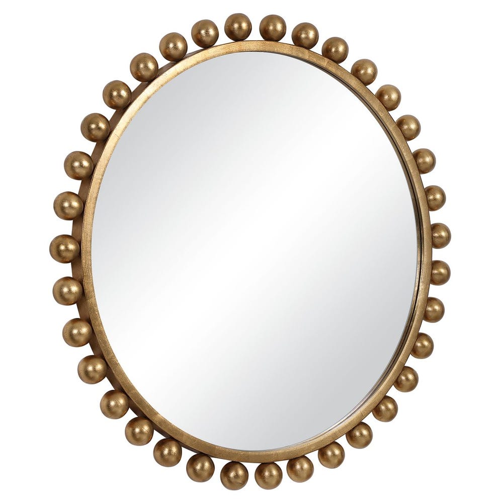 CYRA ROUND MIRROR - GOLD