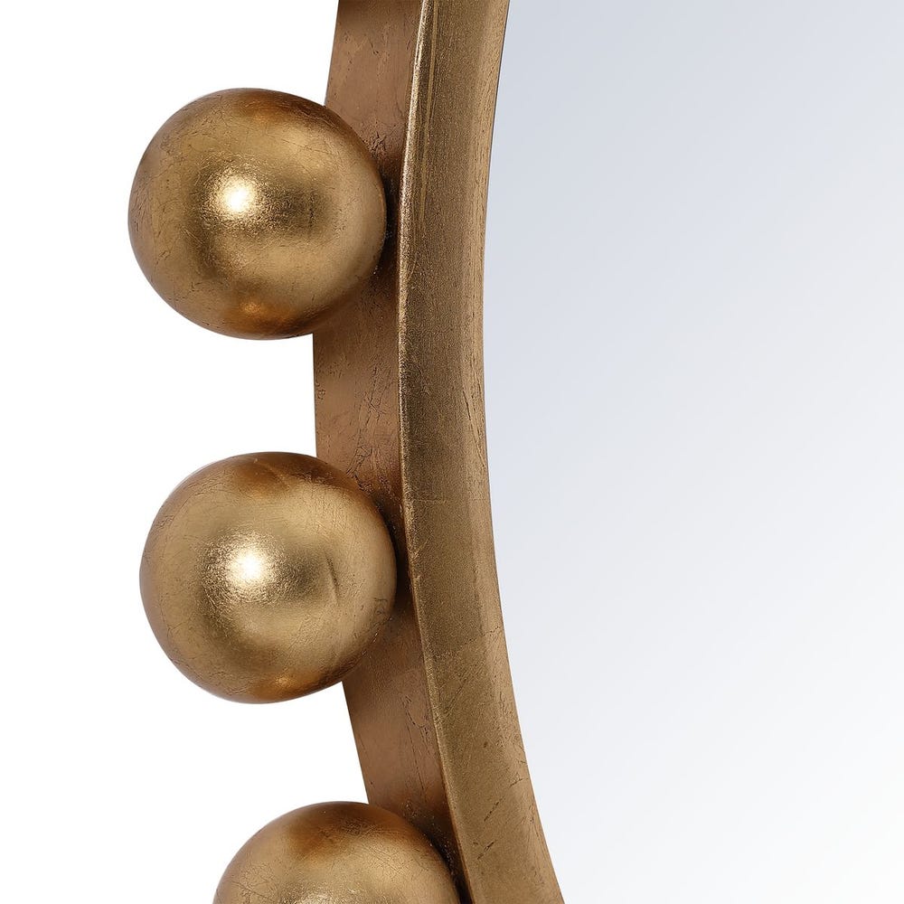 CYRA ROUND MIRROR - GOLD