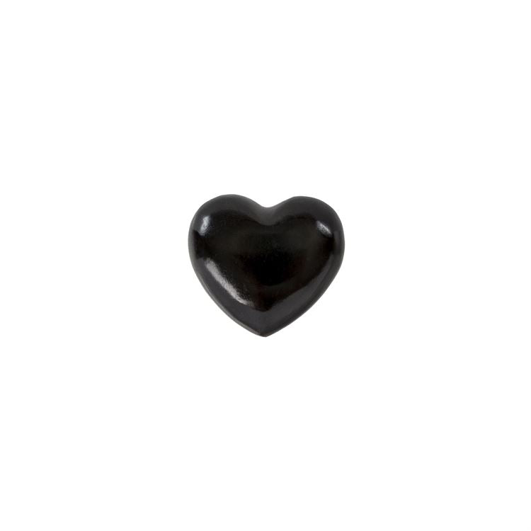 MINI MARBLE HEART BLACK