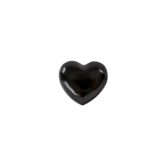 MINI MARBLE HEART BLACK