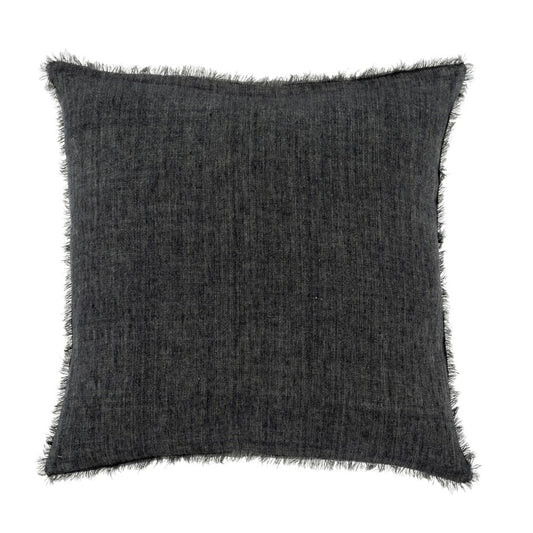 20x20 CHARCOAL LINEN PILLOW