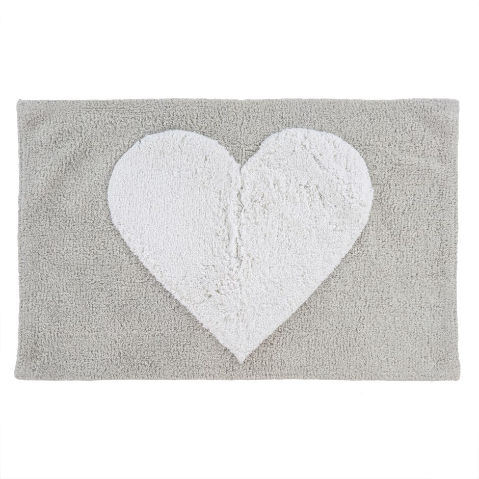 HEART BATH MAT