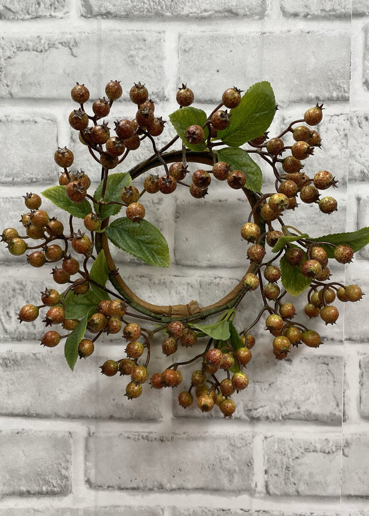FALL BERRY CANDLE RING