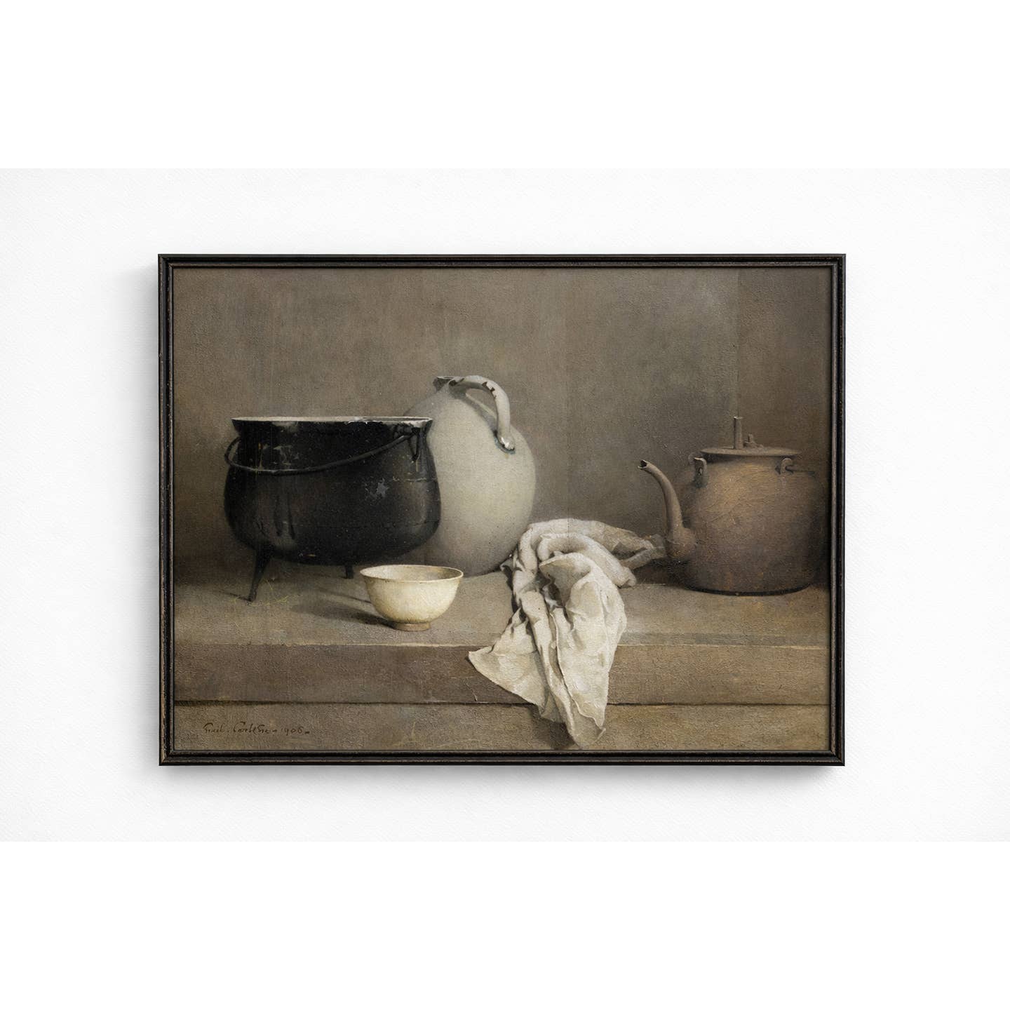 ANTIQUE RUSTIC STILL LIFE CANVAS PRINT