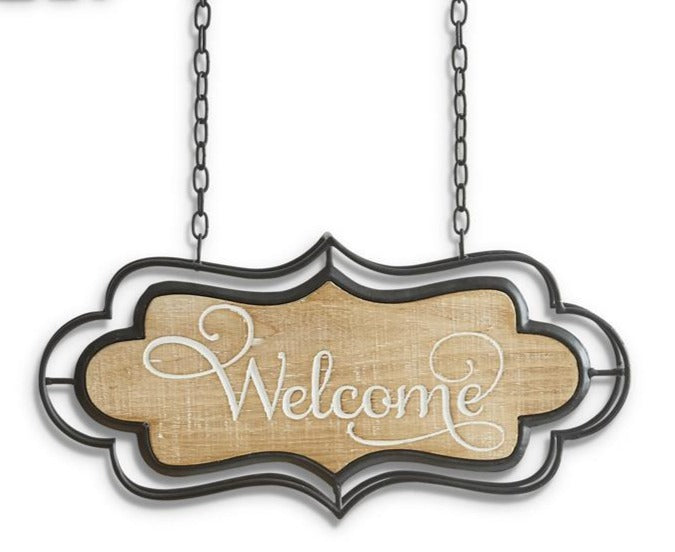 WELCOME DOUBLE SIDED HANGER