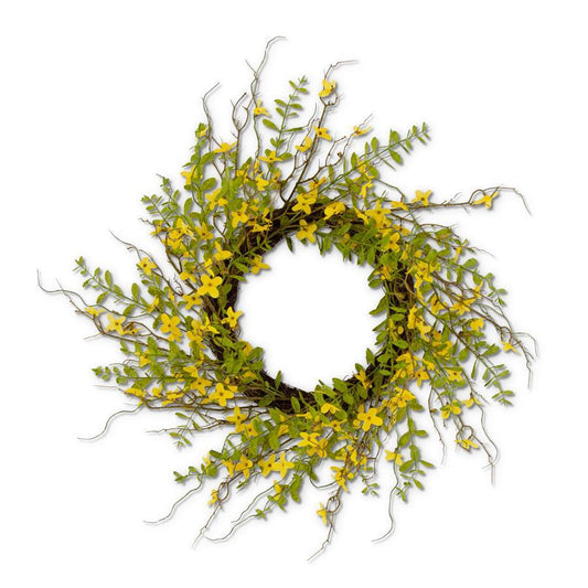LARGE FORSYTHIA WREATH