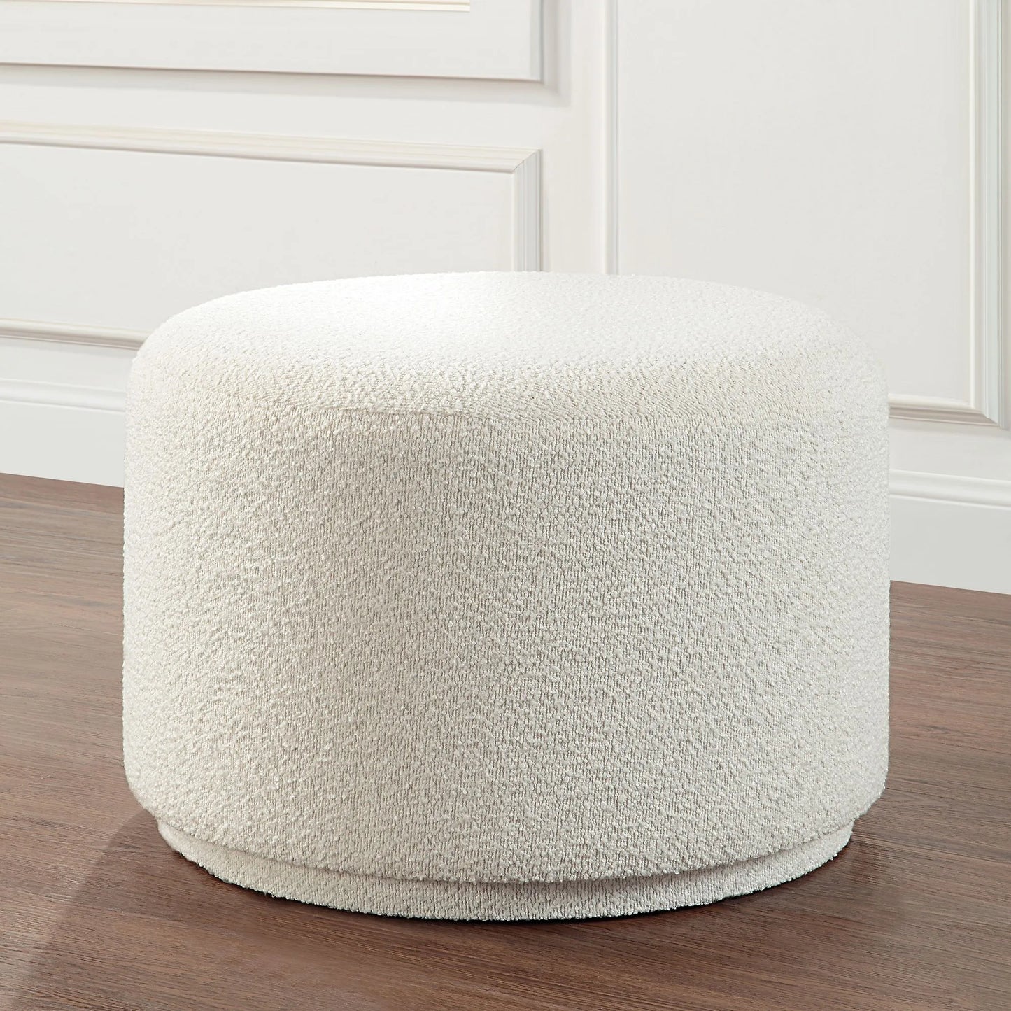 AUDREY BOUCLE OTTOMAN