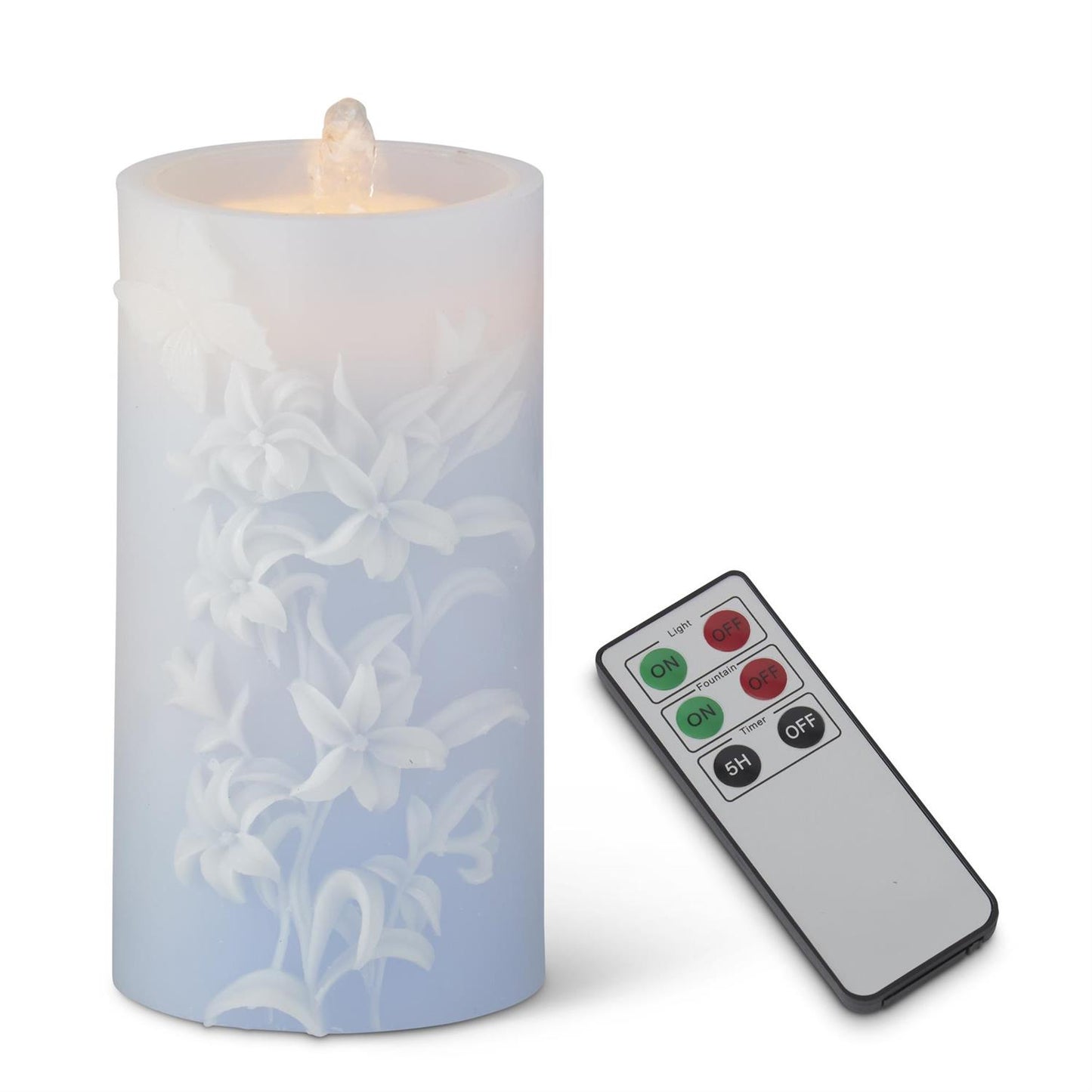 BLUE LILY LED WATER CANDLE