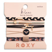 KLANI HAIR TIE & BRACELET - ROXY BLACK
