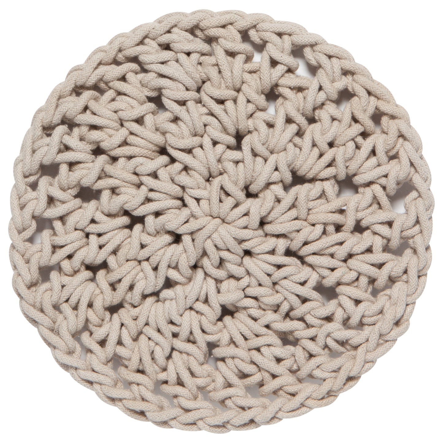 DOVE GRAY KNOTTED TRIVET