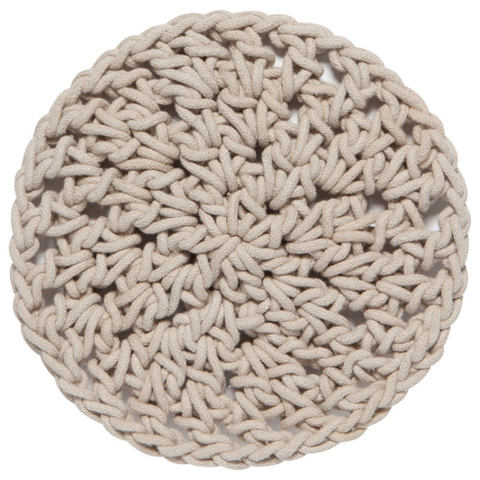 DOVE GRAY KNOTTED TRIVET
