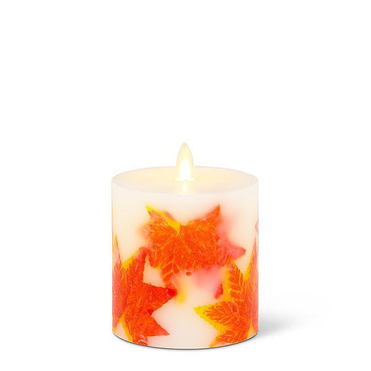 SMALL REALLITE MAPLE LEAF CANDLE