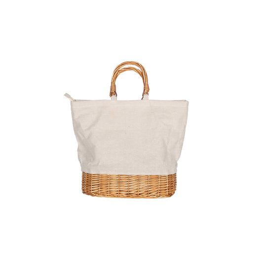 INSULATED WHITE PICNIC BAG