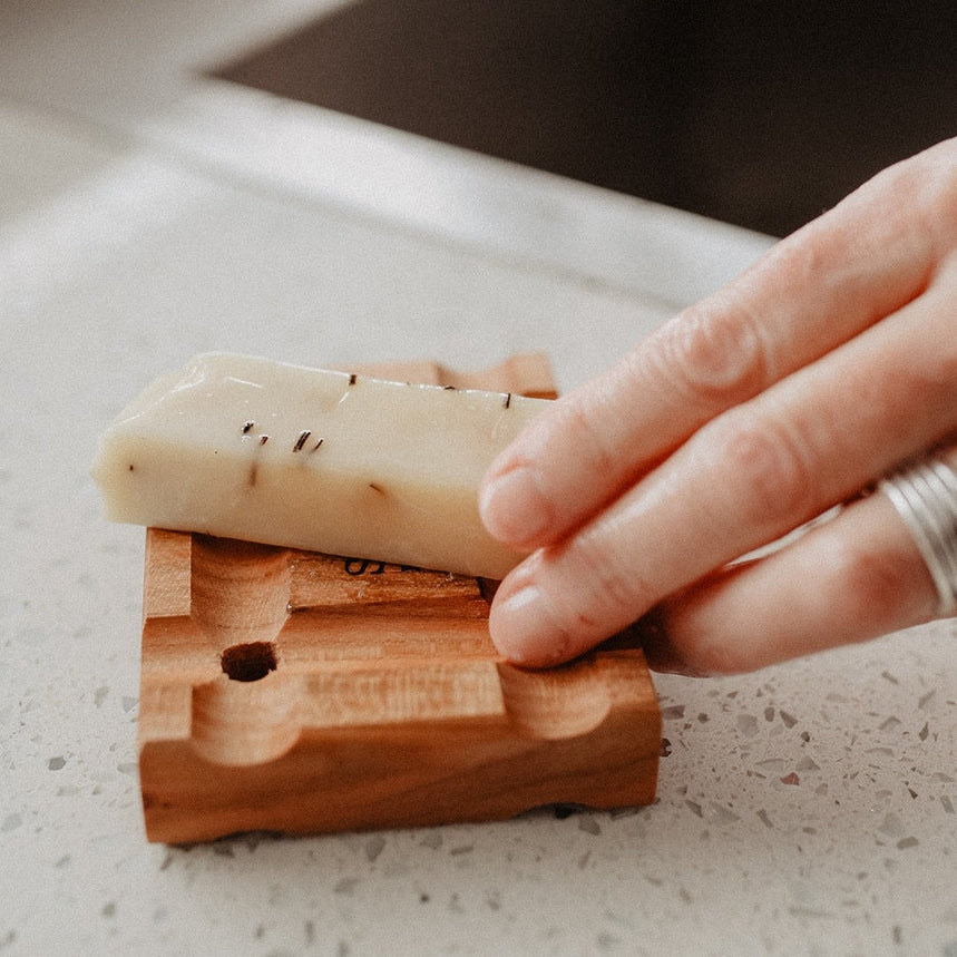 WOODEN SOAP SAVER TRAY