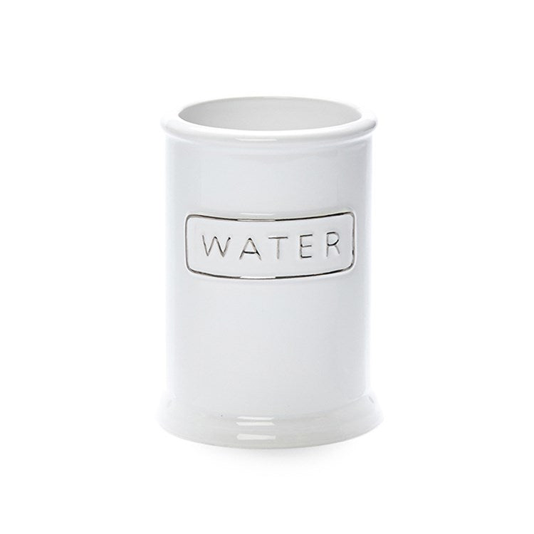 WHITE CERAMIC TUMBLER
