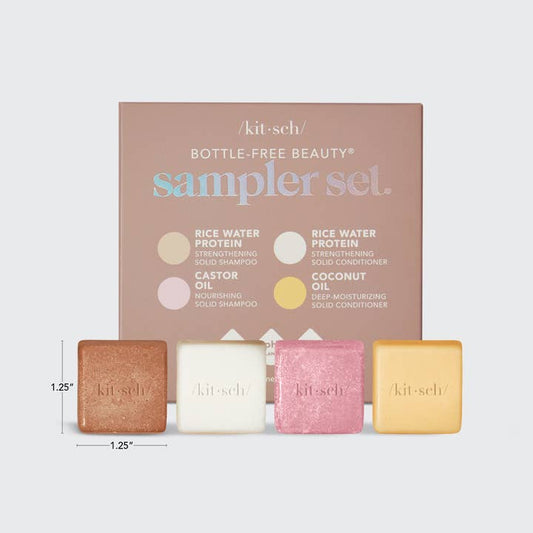 4PC SAMPLER SET - BAR SHAMPOO & CONDITIONER