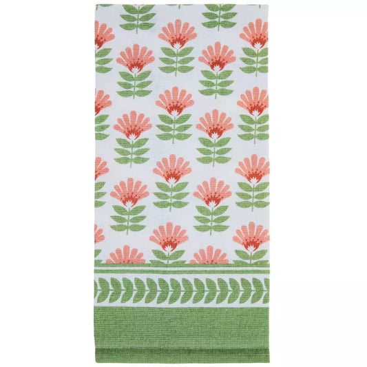 FLORAL PRINT KITCHEN TOWEL