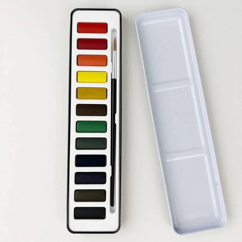 WATERCOLOUR PAINT SET 12 COLOURS