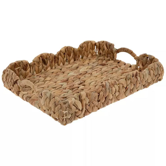 HYACINTH SCALLOPED TRAY