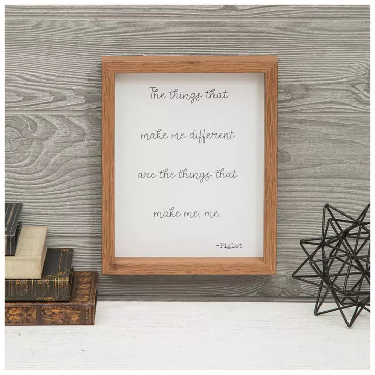 PIGLET QUOTE WALL ART