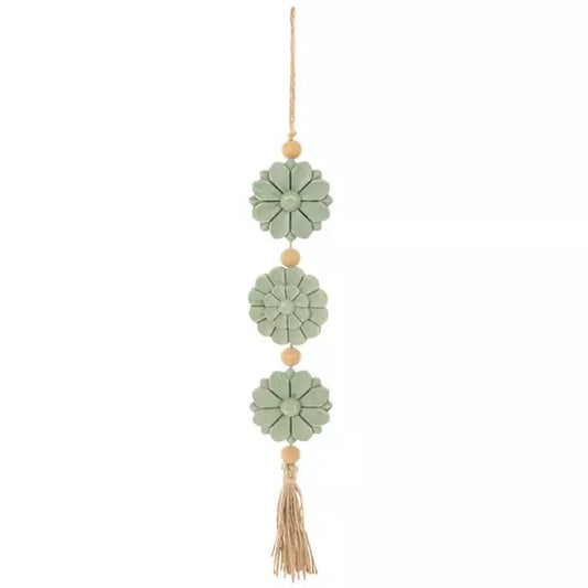 CARVED FLOWER WALL DECOR