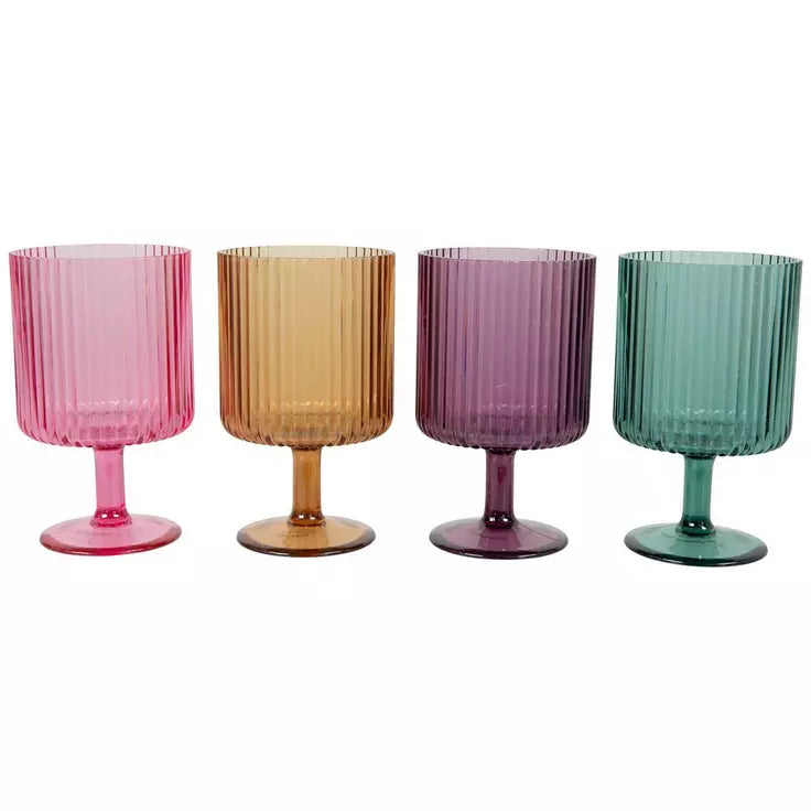 RIBBED STEM GLASS