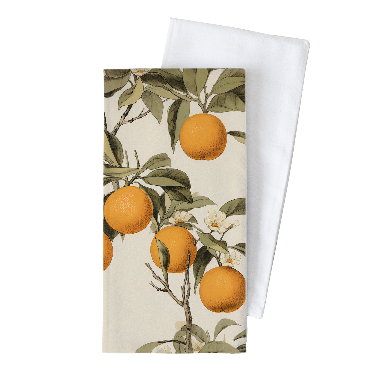 VINTAGE ORANGES TEA TOWEL