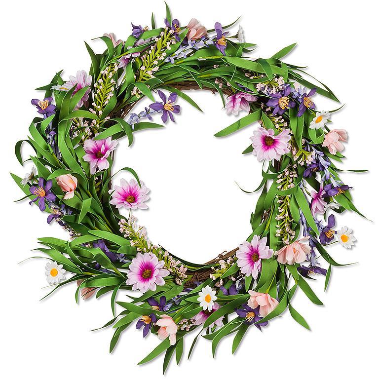 LARGE FLORAL WREATH