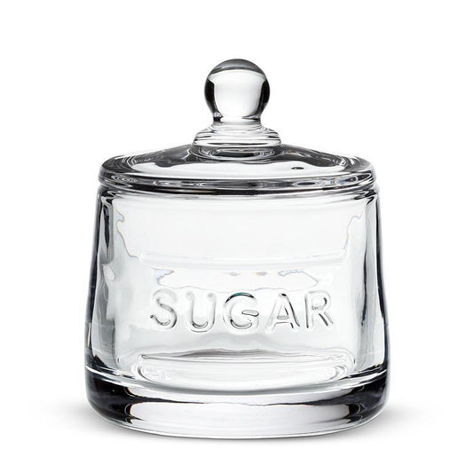 GLASS SUGAR JAR