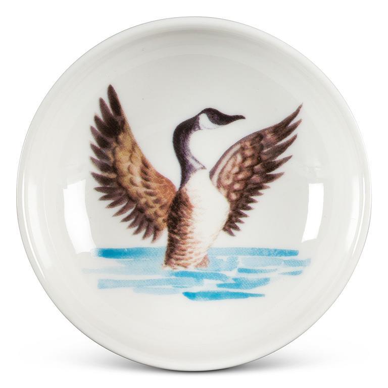 SMALL DISH W/ CANADA GOOSE