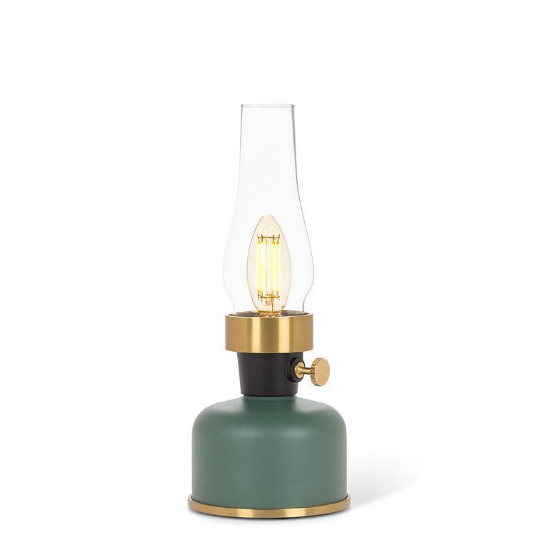 SMALL LED LANTERN W/ CHIMNEY