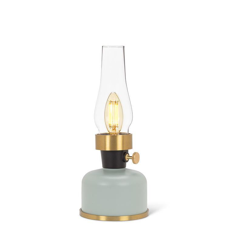 SMALL LED LANTERN W/ CHIMNEY