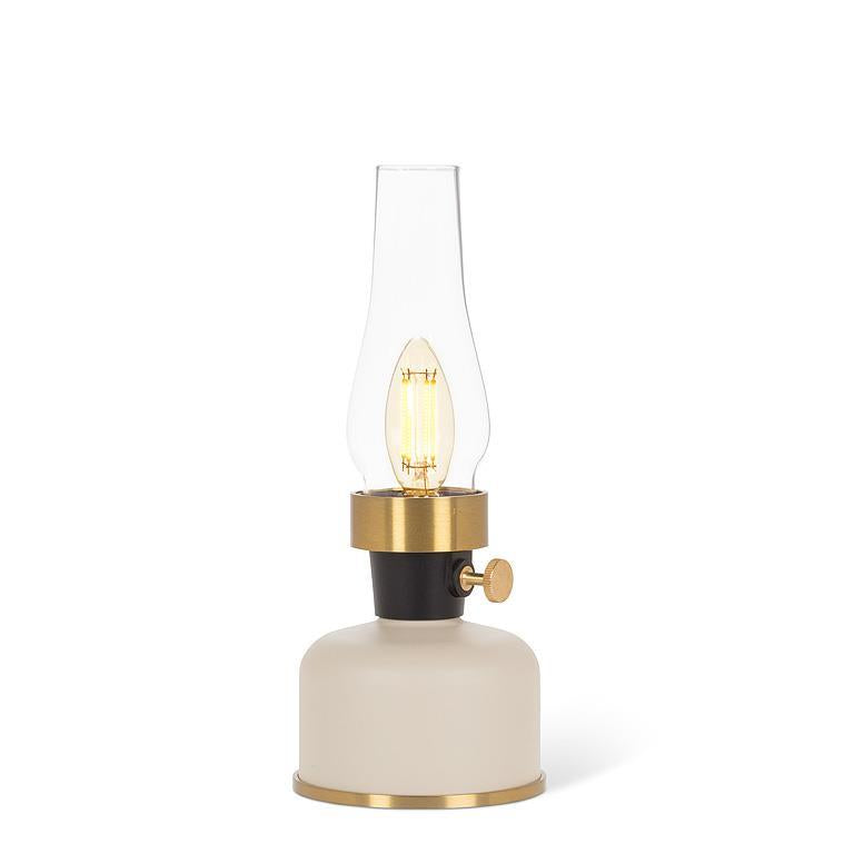 SMALL LED LANTERN W/ CHIMNEY